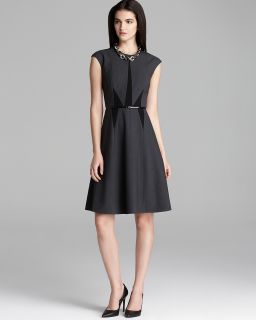 Calvin Klein Color Block Fit and Flare Dress's