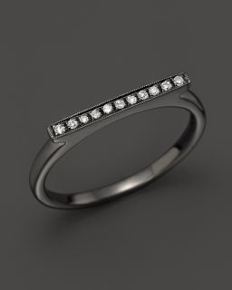 Dana Rebecca Designs Diamond Sylvie Rose Ring in 14K Black Rhodium's