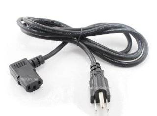 CablesOnline 6ft Right Angle AC Power Cord Cable with 3 Conductor PC Power Connector (PC 306R) Electronics