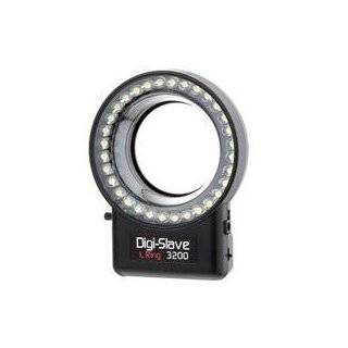 Digi Slave L Ring 3200, Powerful, Versatile LED Ring Light with Focusing Light, Removable Diffuser, Continuous or Flash for Digital Macro Photography Camera & Photo