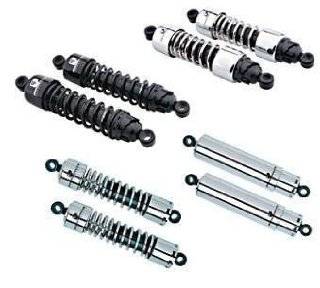 Progressive Suspension 412 Series American Tuned Gas Shocks Without Cover   Harley Davidson Dyna 1991 2012   Chrome 12.5 Inch   412 4038C Automotive