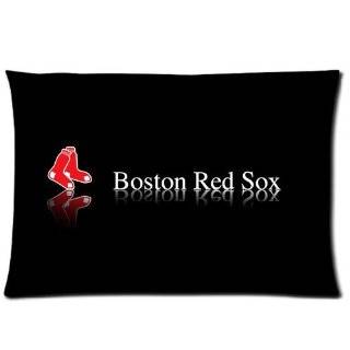 Custom Boston Red Sox Pillowcase Design Cotton Pillow Covers Pw737  