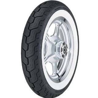 Dunlop D402 Touring Harley Davidson Cruiser Motorcycle Tire   Wide White Wall   MT90 16 / Rear Automotive