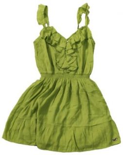 Hollister Women's Ruffle Sundress (Green) (Large) Clothing