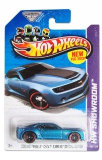 2013 Hot Wheels(194/250)   Blue Chevy Camaro Special Edition Toys & Games