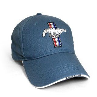 Ford Mustang Logo Blue Baseball Hat Automotive