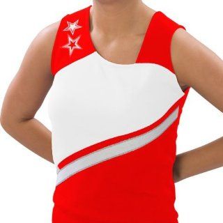 Pizzazz Performance Wear UT75  REDWHT AL UT75 Adult Supernova Uniform Shell   Red with White   Adult Large Health & Personal Care