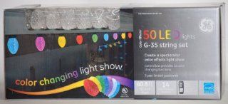 GE Color Effects 50 LED Color Changing Light Show w/Remote Control   String Lights