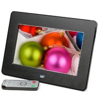Micca M707z 7 Inch 800x480 High Resolution Digital Photo Frame With Auto On/Off Timer,  and Video Player (Black)  Digital Picture Frames  Camera & Photo