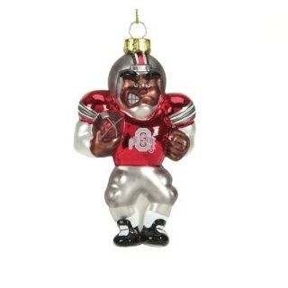 Ohio State Buckeyes NCAA Glass Player Ornament (4" African American)  Sports & Outdoors