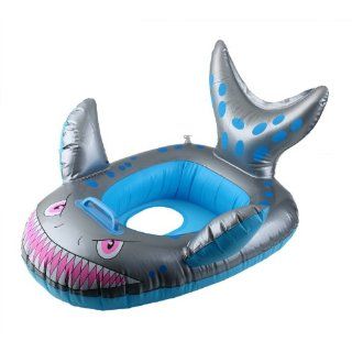 Baby Child Infant Kids Inflatable Swimming Pool Float Ring Seat Shark Shape Hs 