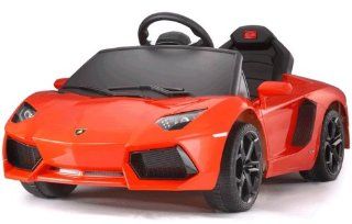 Lamborghini Aventador Battery Kids Ride On Car Electric Childrens Toy w/Remote Under Licensed Power Wheel With Key For Start Toys & Games