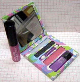 Flirt Mila Kunis' Go Go Glamour Eye Shadow & Blush Makeup Palette + Lip Gloss Beauty