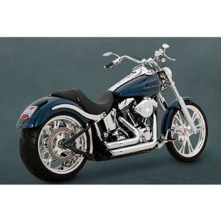 Vance & Hines 17221 Shortshots Staggered Exhaust For Harley Davidson Softails Automotive