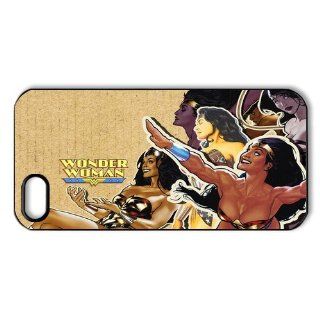 Cartoon Series Wonder Woman Hard Plastic Apple Iphone 5 Case Back Protecter Cover COCaseP 5 Cell Phones & Accessories