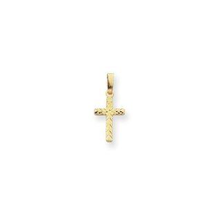 18in Gold plated Small Cross Necklace Jewelry