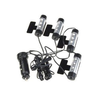 BestDealUSA 4 IN 1 CAR CHARGE 3 LED GLOW DECORATIVE LIGHT