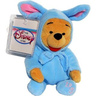 Blue Easter Bunny Rabbit Suit Pooh   Disney Mini Bean Bag Plush Toys & Games