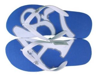 Aeropostale Mens Blue with White Print Sandals Size M Shoes
