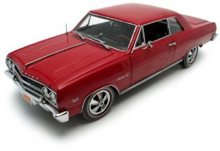 1965 Chevrolet Chevelle Malibu SS 396 in Red Diecast 118 Scale American Muscle Authentics by Ertl 2003 Toys & Games