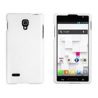 iFase Brand LG Optimus L9 P769 Cell Phone Rubber White Protective Case Faceplate Cover Cell Phones & Accessories
