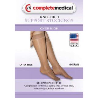 Ladies' Firm Support Sheer Knee High Stockings Size Extra Large, Color Black Health & Personal Care