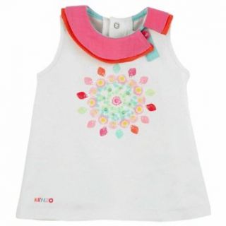 Kenzo Kids Baby Girl's Tank Top White 18m Clothing