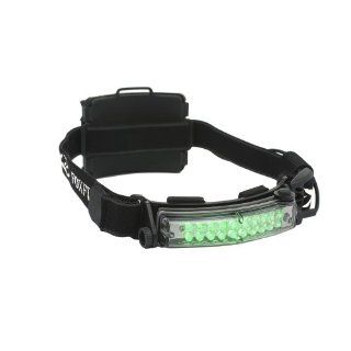 FoxFury 420 014 Command 20 Hunting Green LED Helmet Light with Elastic Strap, 50 Lumens