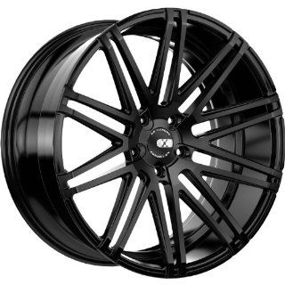 XO Milan 22 Black Wheel / Rim 5x120 with a 32mm Offset and a 72.56 Hub Bore. Partnumber X229MM5H32O72 Automotive