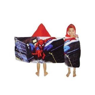 Marvel Spiderman Kids Hooded Bath, Pool or Beach Towel  