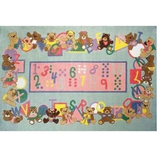 Fun Rugs Supreme Teddies and Letters Alphabet Kids