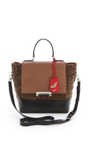 Diane von Furstenberg 440 Leopard Jacquard Bag