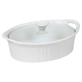 Corningware French White 1.5 quart Oval Casserole Dish   For the Home   Bakeware   Bakers