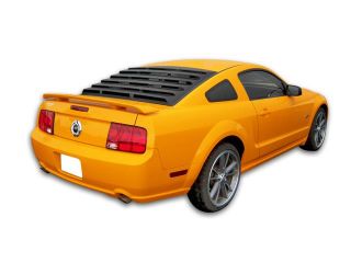 Mach Speed 22013 Ford Mustang Coupe ABS Rear Window Louver   2005 2012