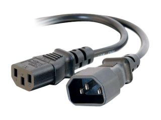 Cables To Go 2ft 18 AWG Computer Power Extension Cord (IEC320C14 to IEC320C13) Model 03142