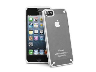 GreatShield RADIANT Series Slim Case for iPhone 5/5S   Transparent/White