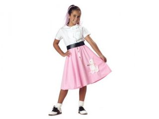 50's Poodle Skirt Girls Dress Costume