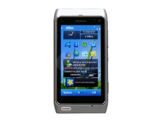 Nokia N8 Silver/White 3G Unlocked GSM Smart Phone w/ 12MP Camera / 3.5" AMOLED Touch Screen / GPS / Wi Fi