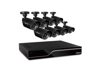 Defender Sentinel 8CH H.265 500GB Smart Security DVR with 8 x 480 TVL 75ft Night Vision Indoor/Outdoor Cameras   21029