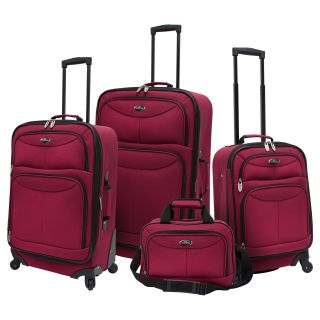 U.s. Traveler 4 piece Expandable Spinner Luggage Set