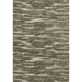 Lavern Charcoal/ Green Rug (39 X 56)