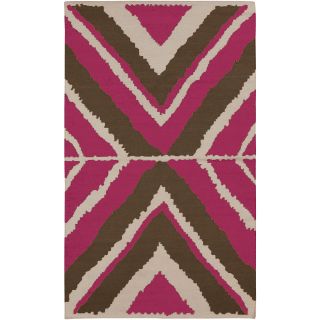 Beth Lacefield Hand woven Adeipho Reversible Wool Rug (2 X 3)