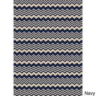 Ashley Chevron Contemporary Area Rug (55 X 77)