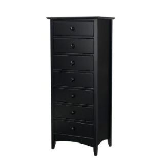 Home Decorators Collection Hawthorne 20 in. W Black 7 Drawer Chest 2048100210