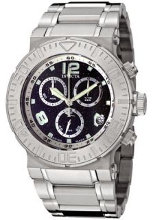 Invicta 6874  Watches,Mens Reserve Chronograph Black Sandstone Dial Stainless Steel, Chronograph Invicta Quartz Watches
