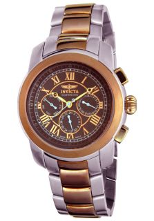 Invicta 4060  Watches,Mens Rose Goldtone & Steel, Casual Invicta Quartz Watches