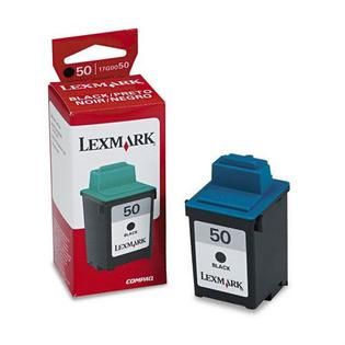 Lexmark  17G0050 Inkjet Cartridge, Black