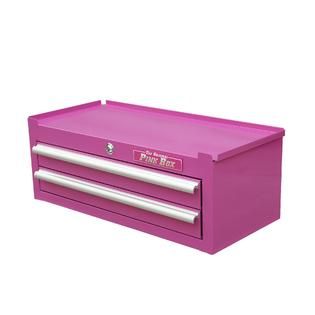 The Original Pink Box  Pink 26 2 Drawer Intermediate Tool Chest