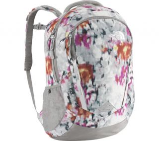 Womens The North Face Vault Backpack CHJ1   Violet Pink Faceted Floral Print/Metallic Silver