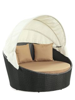 Canan Outdoor Rattan Canopy Bed by Modway Outdoor